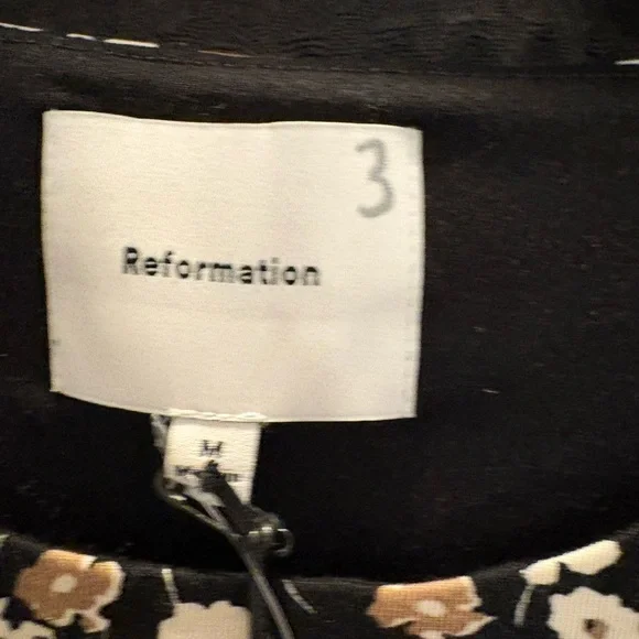 Reformation Yves Knit Mini Dress Medium Juno NWT - Picture 5 of 6